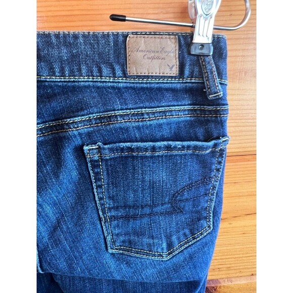 American Eagle Stretch Denim Shorts Jorts 0 - Picture 3 of 4